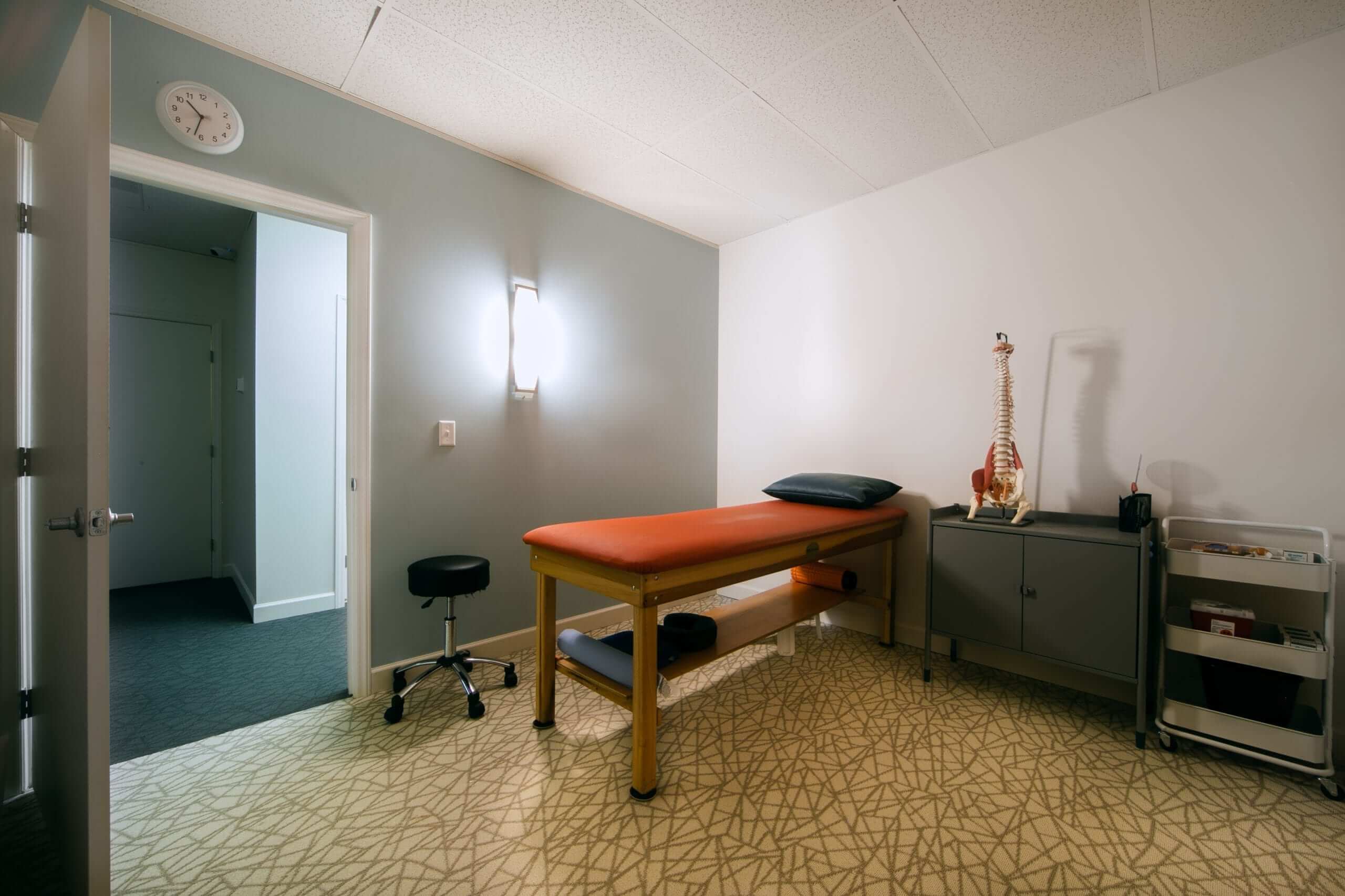 private treatment area physio physical therapy