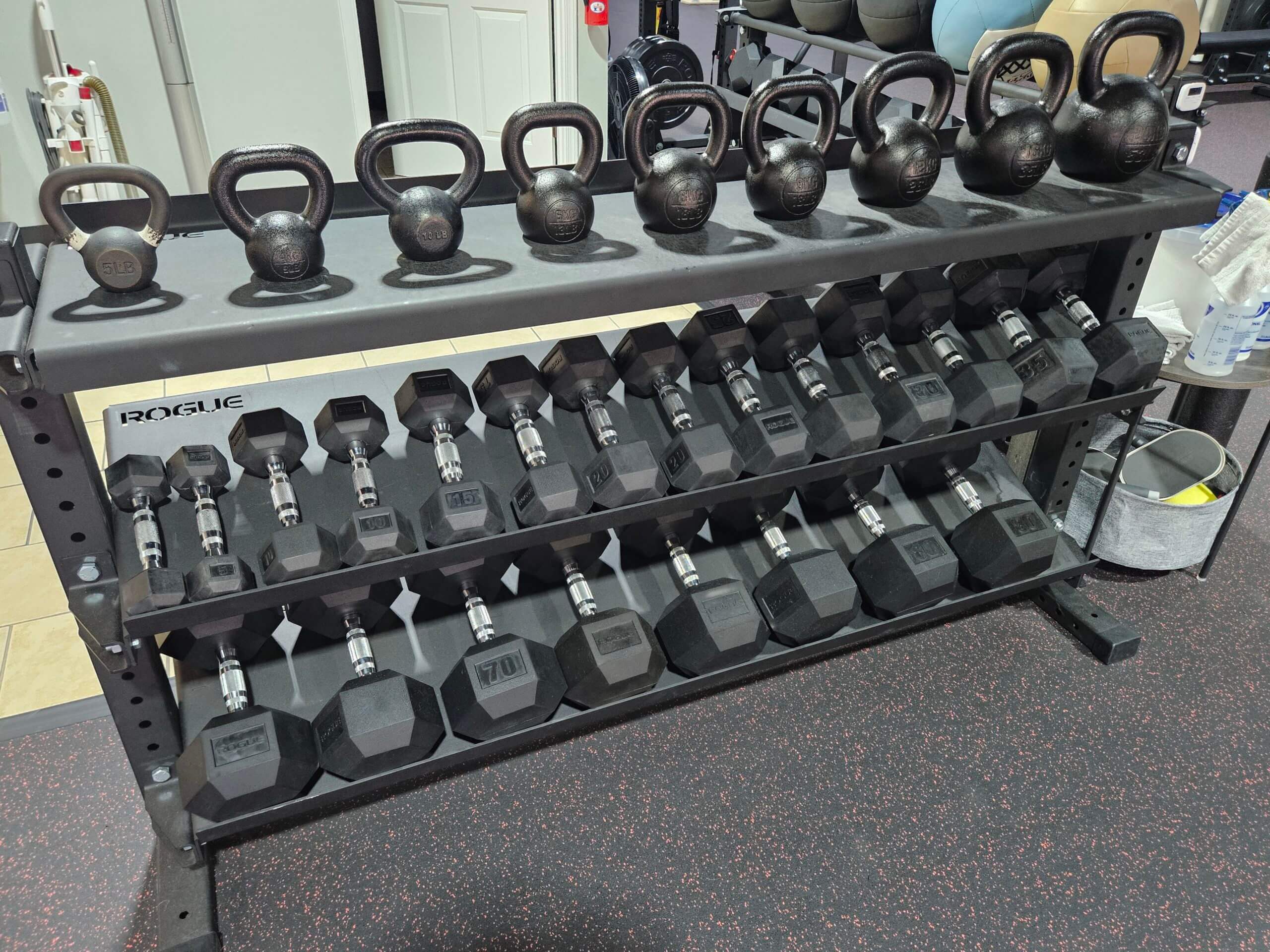 free weights at gym in stuart drafts