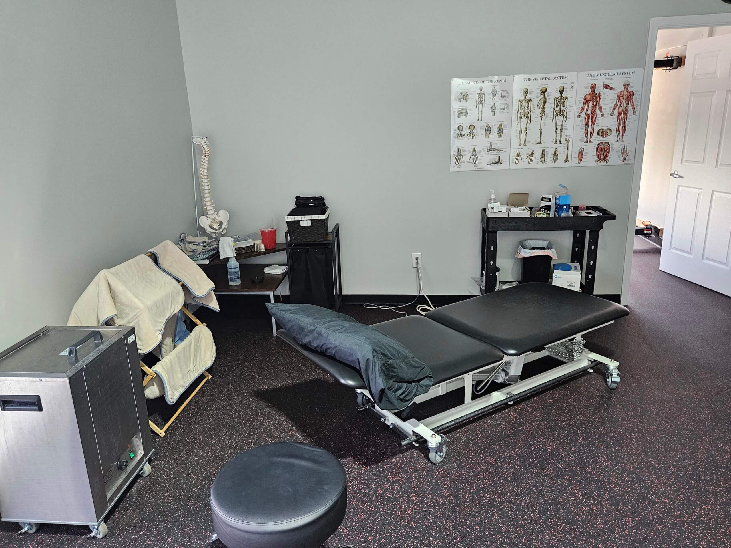 private physical therapy treatment area