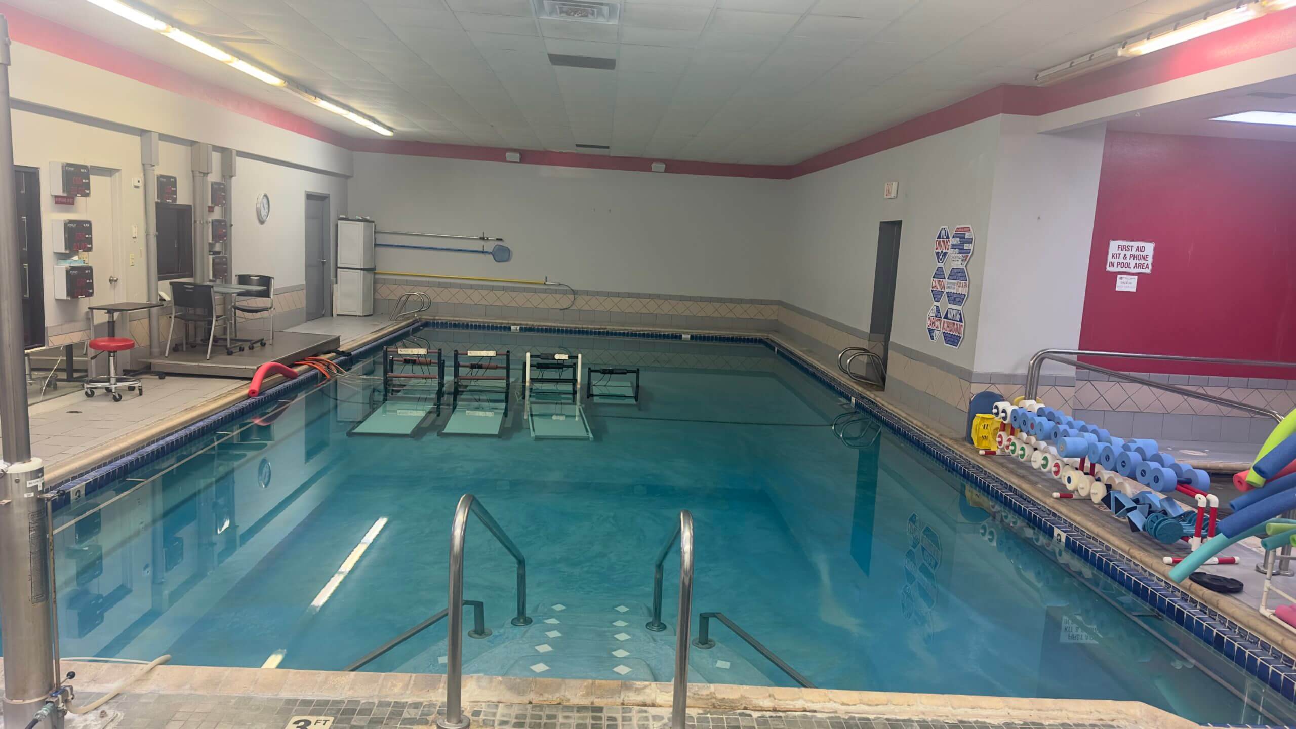 pool exercise area at wellness today