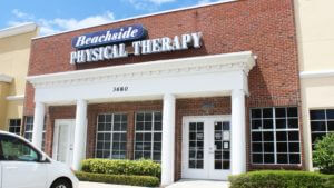 beachside physical therapy in melbourne front entrance