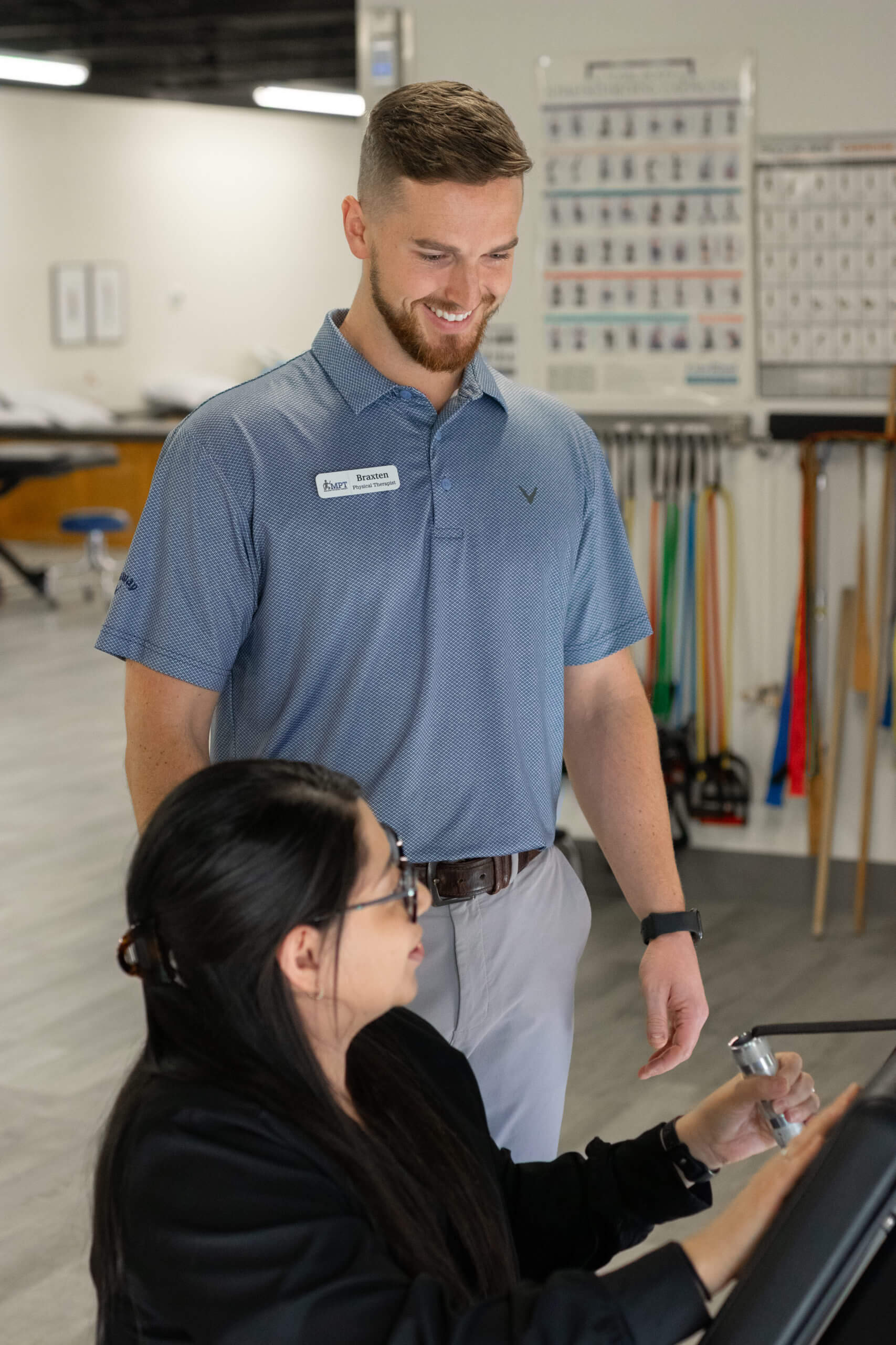 physical therapy treatment area